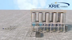 همگن‌سازی و غبارزدایی جامدات فله‌ای